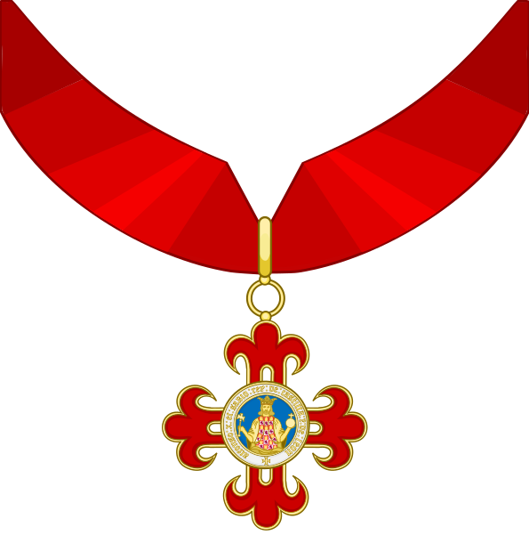 File:Insignia of the Commander Grades of the Civil Order of Alfonso X, the Wise.svg