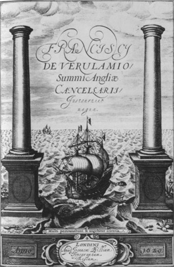 The title page of Sir Francis Bacon's Instauratio Magna, 1620
