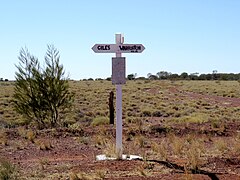Signpost at Jackie Junction