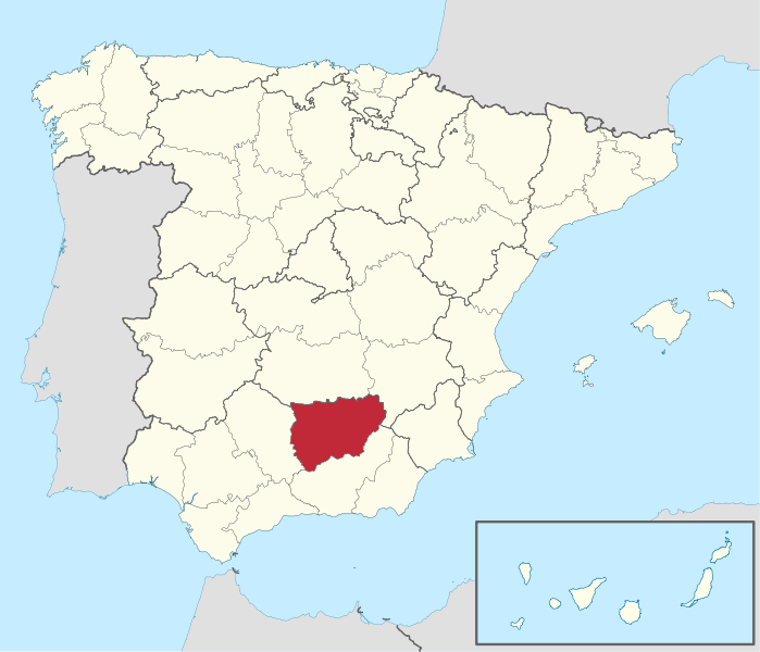 File:Jaen in Spain (plus Canarias).svg