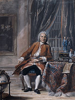 Portrait of Jan Jacob Mauricius 1741. pastel on paper medium QS:P186,Q189085;P186,Q11472,P518,Q861259 . 73 × 53 cm (28.7 × 20.8 in). Amsterdam, Rijksmuseum Amsterdam.