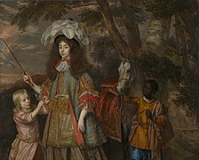 Jan Mijtens: Porträt von Maria, Prinzessin von Oranien (? 1642-1688) in Männerkleidung (!), ca. 1665