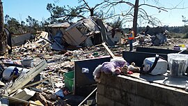 22 января 2017 года, округ Берриен, Джорджия, EF3 tornado damage.jpg