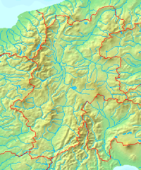 長野県の地形図