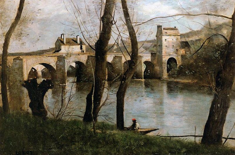 Agenda artistique de juillet ! 800px-Jean-Baptiste-Camille_Corot_-_Le_pont_de_Mantes