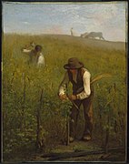 Dans le vignoble Jean-François Millet, 1852-1853 Musée des Beaux-Arts (Boston)