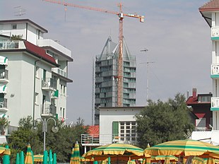 La Torre Aquileia in costruzione