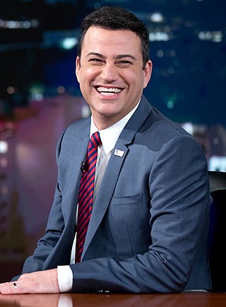 <span class="mw-page-title-main">Jimmy Kimmel</span> American talk show host and comedian (born 1967)