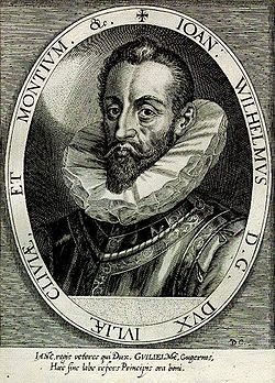 Johano Vilhelmo, kuprogravuraĵo de Dominicus Custos (1600–1602)