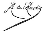 José-Maria de Heredia (French poet) signature.jpg