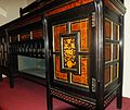 ;Bruce James Talbert's 1872 Dundee Cabinet (detail). Bruce James Talbert designed this cabinet for Gillows.