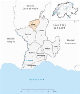 Villars-Sainte-Croix - Localizazion