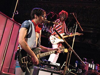 B.P. and bandmate, Kevin Barnes on stage with Of Montreal in San Francisco, 2007. Kevin bp.jpg