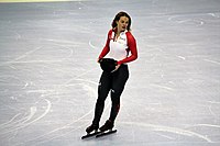 Kim Boutin a Canadian short track speed skater. Kim Boutin selections.jpg