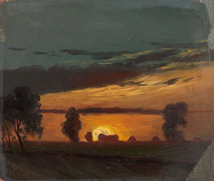 File:Knud Baade - Landscape in Sunset - NG.M.02677 - National Museum of Art, Architecture and Design.jpg