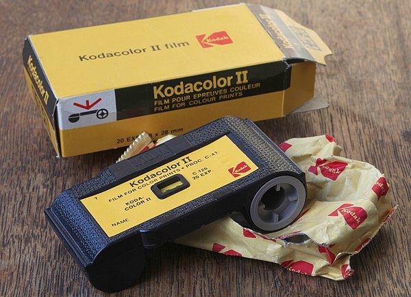 Kodacolor II 126 film cartridge, expiration year 1980.