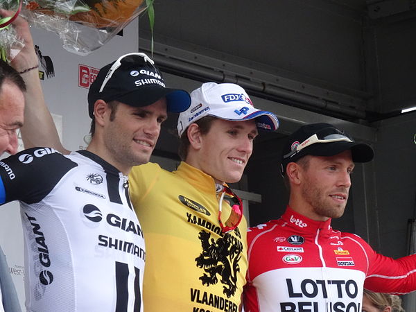 2014 : Luka Mezgec (2), Arnaud Démare (1) & Jonas Van Genechten (3).