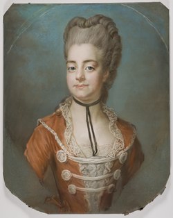Kristina Augusta von Fersen, 1754-1846, gift med Fredrik Adolf Löwenhielm - Nationalmuseum - 39230.tif