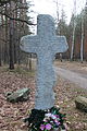 Cruz de conciliación cerca de Kijowice, Polonia.