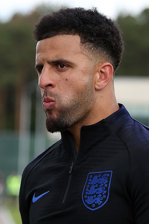 Walker with England at the 2018 FIFA World Cup