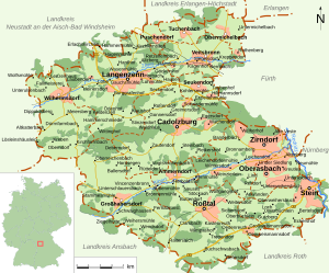 Landkreis Fürth: Geografie, Geschichte, Politik