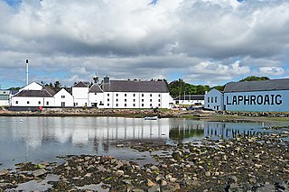 <span class="mw-page-title-main">Laphroaig distillery</span> Scotch whisky distillery on Islay, Scotland