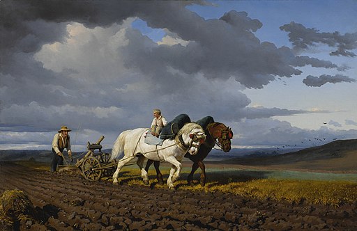 Le labourage by Rosa Bonheur - 1844