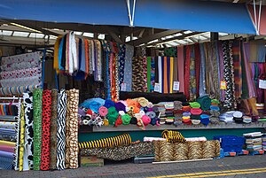 Leicester Market textiles