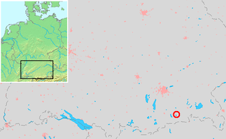 Location within Germany and Bavaria Location Schliersee.PNG