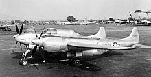 Lockheed XP-58 Chain Lightning side view.