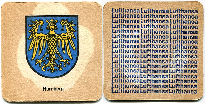 File:Lufthansa Beer Mat (5922349057).jpg