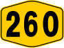 Federal Route 260 shield))