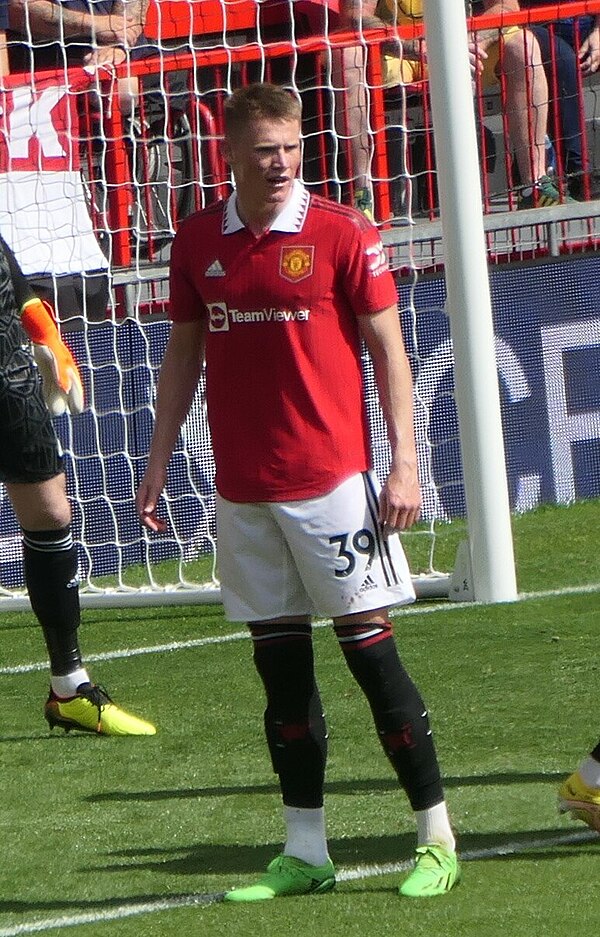 McTominay playing for Manchester United in 2022