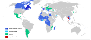 Map-Francophonie organisation en.svg