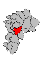 Cantone di Conliège – Mappa