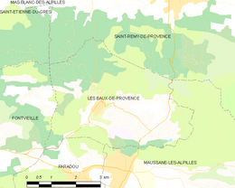 Les Baux-de-Provence - Localizazion