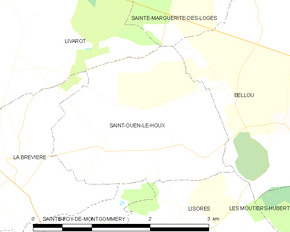 Poziția localității Saint-Ouen-le-Houx