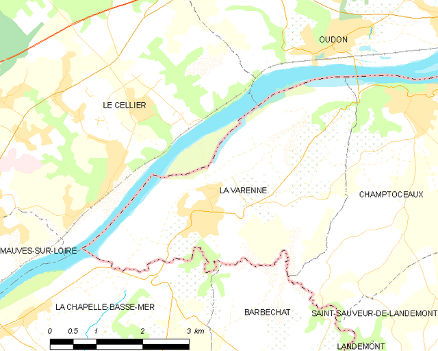 Poziția localității La Varenne