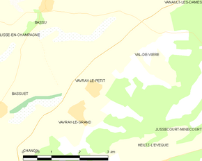 Poziția localității Vavray-le-Petit