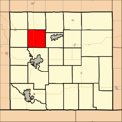 Location in Cowley County