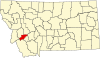 Map of Montana highlighting Deer Lodge County.svg