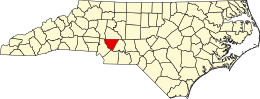 Cabarrus County - Karte
