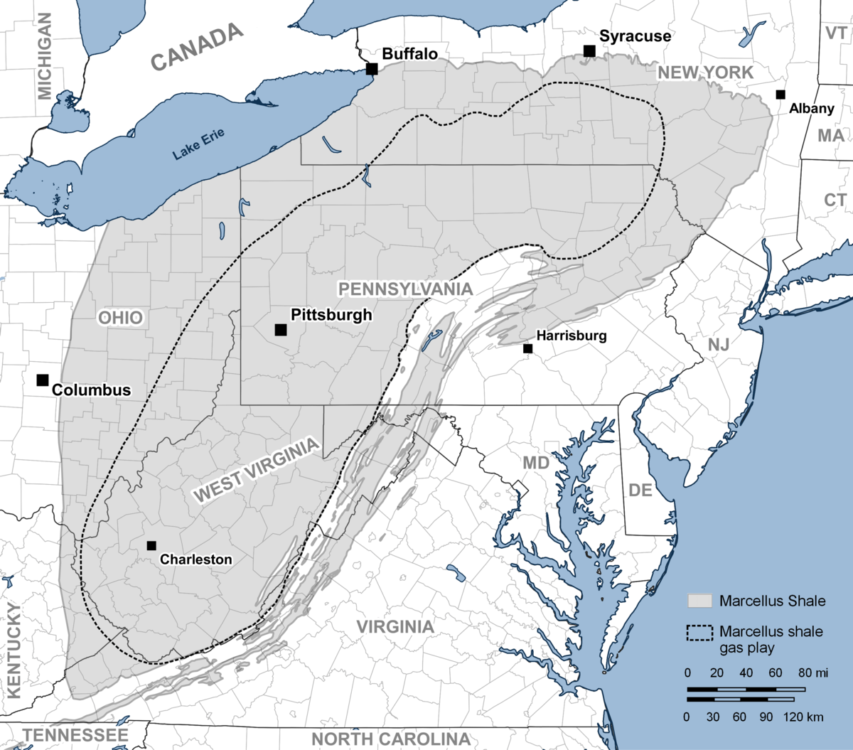 Marcellus Natural Gas Trend Wikipedia