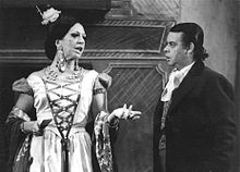 Marisol Lacalle and Segundo Garcia in the zarzuela Dona Francisquita. Marisol Lacalle y Segundo Garcia en Dona Francisquita.jpg