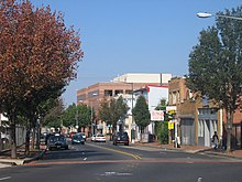 Looking north on Martin Luther King, Jr. Avenue SE (formerly Piscataway Road and Nicholls Avenue SE) in the Anacostia Historic District. Martin luther king jr avenue.jpg