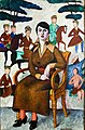 Ilia Machkov : Portrait d'une femme sur une chaise, 1915