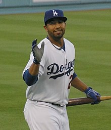 Matt Kemp was voted a starter for the All-Star game and would lead the league in home runs and RBI Matt Kemp 2009.jpg