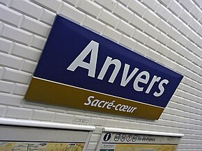 Metro Parijs - Ligne 2 - Anvers 04.jpg