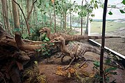 Hell Creek Formation Montana 65 Million Years Ago diorama