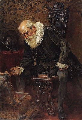 Скупой рыцарь на картине К. Маковского